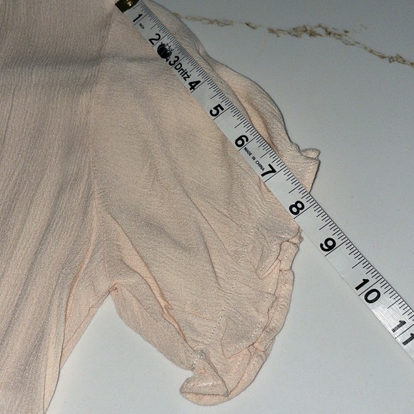 Paper Crane Cream Smocked Ruffle Blouse - Picture 7 of 9